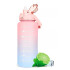 Botella De Agua Deportiva 2 L Diseño Motivacional Medidas Variante Color Rosa