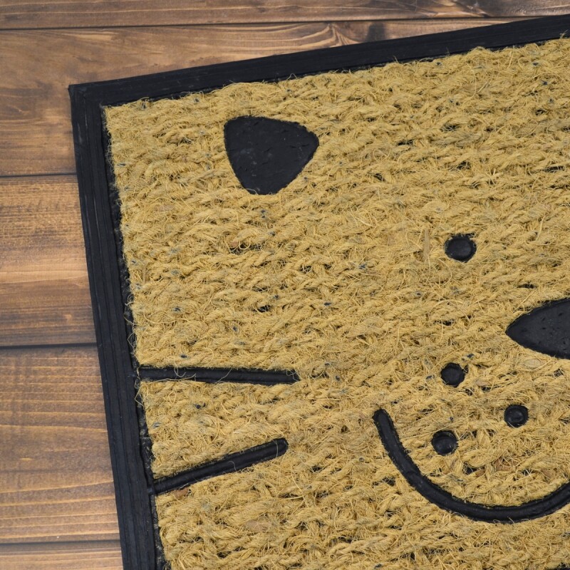 Felpudo coco/goma 40x60 cm GATO