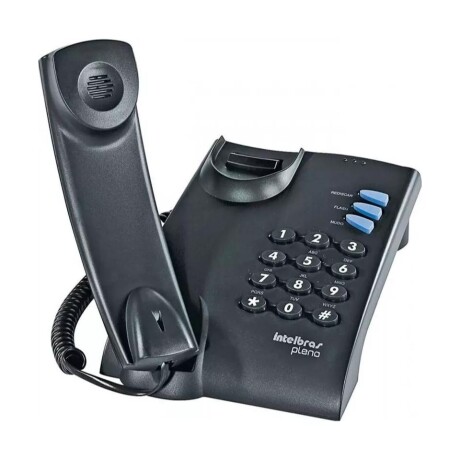 Teléfono INTELBRAS Pleno Fijo - Negro Teléfono INTELBRAS Pleno Fijo - Negro