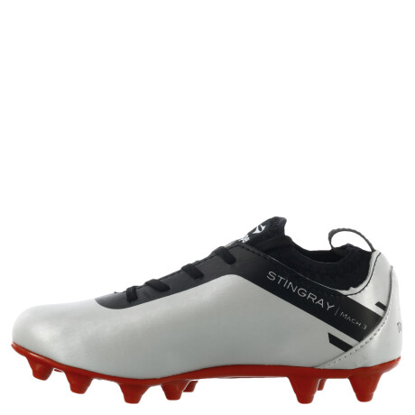 Futbol 11 Stingray Kids Plata/Negro/Rojo