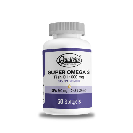 Qualivits Super Omega 3 Fish Oil 1000 Mg X 60caps Qualivits Super Omega 3 Fish Oil 1000 Mg X 60caps