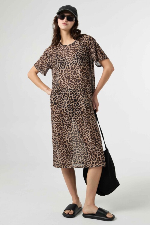Vestido Lis Leopardo