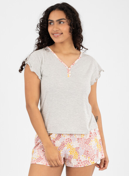 Pijama carnaval Gris melange