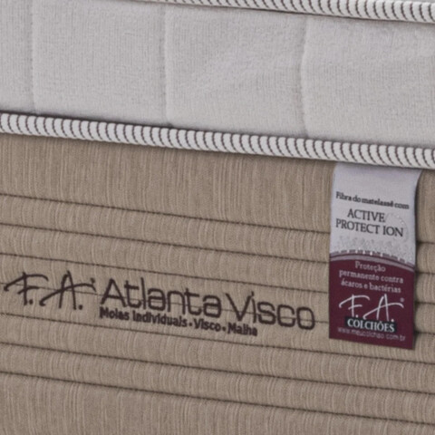 Conjunto Somier + Colchón De Resortes Atlanta 2 Plazas 138 x 188 x 30 cm Conjunto Somier + Colchón De Resortes Atlanta 2 Plazas 138 x 188 x 30 cm