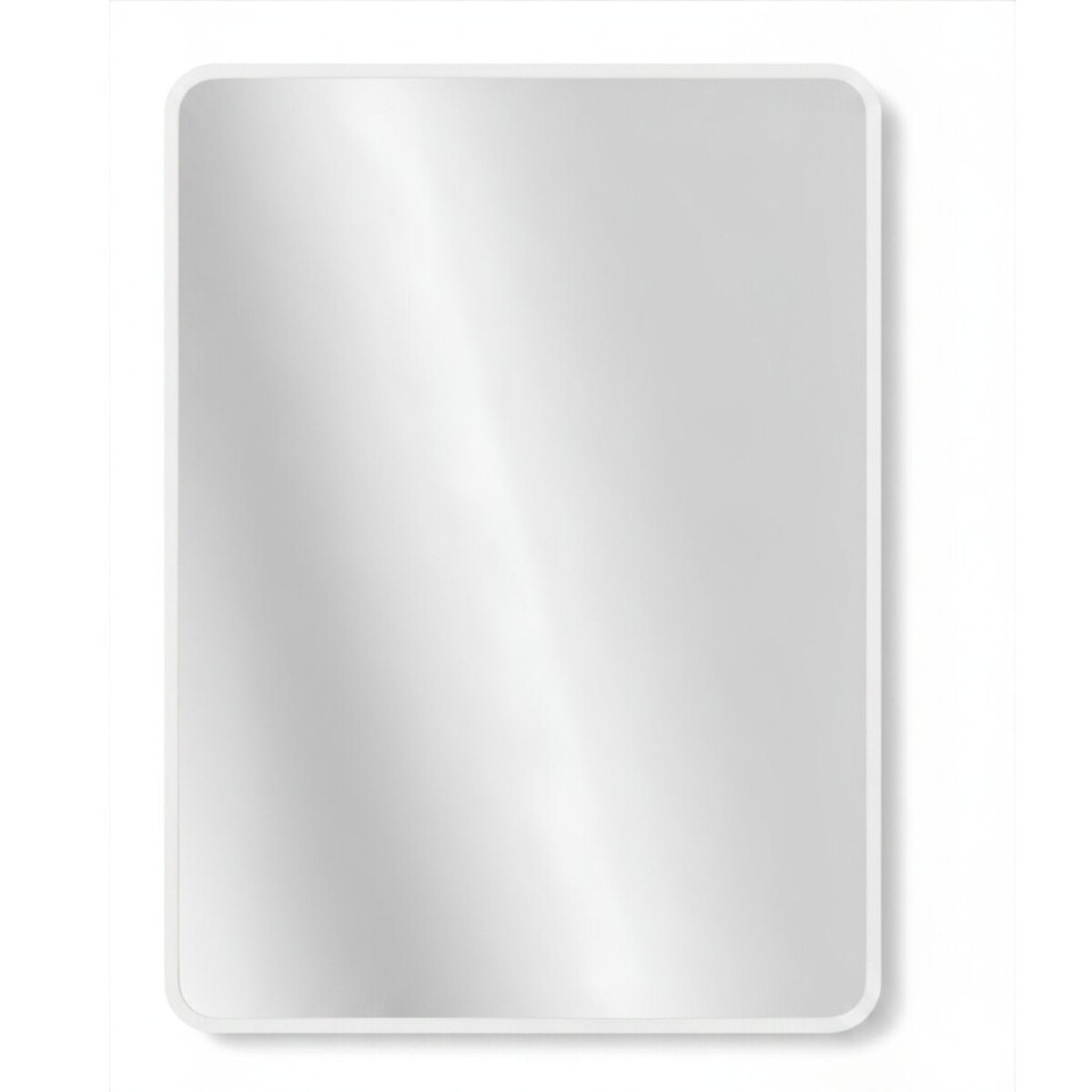 Espejo Vertical Lumax Suleban c/marco y luz 90x70cm - Blanco 
