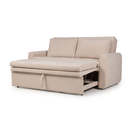 Sofá Cama Saara - Tela Microfibra 3012 (Beige)