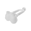 Sifón doble botella plástico universal Blukit blanco Sifón Doble Botella Plástico Universal Blukit Blanco