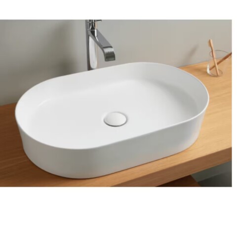 Bacha de apoyo Ovalada 50x37 cm Blanca Dmc Bacha De Apoyo Ovalada 50x37 Cm Blanca Dmc