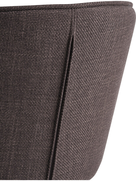 Silla de comedor RISSKOV tela marrón osc/negro Silla de comedor RISSKOV tela marrón osc/negro
