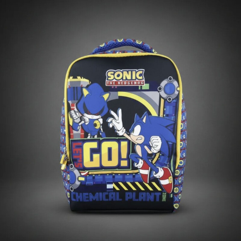 Mochila Sega Neopreno 37x29x12 Cm Sonic Prime Para Niños Uso Escolar Diario Resistente Mochila Sega Neopreno 37x29x12 Cm Sonic Prime Para Niños Uso Escolar Diario Resistente