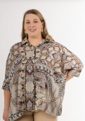 Camisa de seda Turkia Camisa de seda Turkia