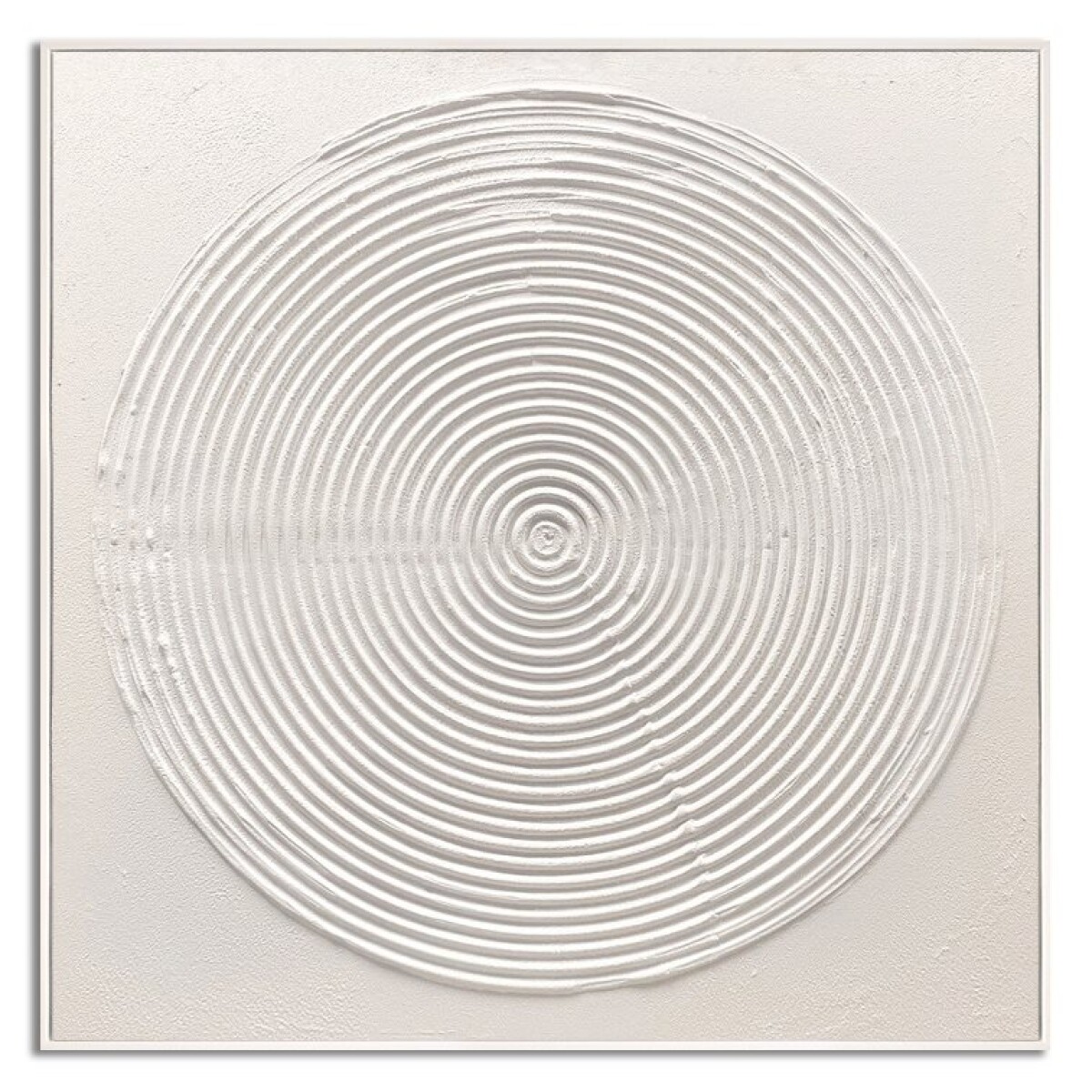 CUADRO CANVAS 80x80cm MARCO PINTURA CIRCULO 