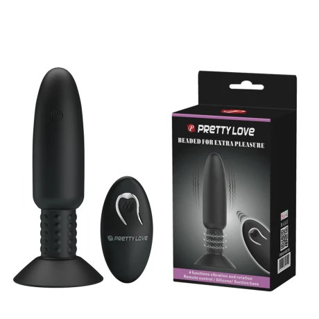 Vibrador Anal Con Rotación Usb Y Control Remoto Vibrador Anal Con Rotación Usb Y Control Remoto