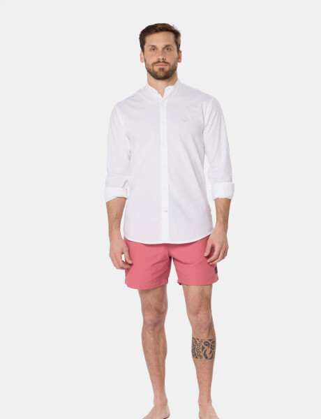 SHORT DE BAÑO LISO Rosa
