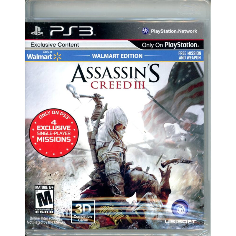 JUEGO ASSASSINS CREED 3 PS3 JUEGO ASSASSINS CREED 3 PS3