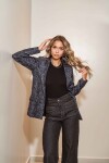 BLAZER ALLEGRA ANIMAL SNAKE DARK GRAY BLAZER ALLEGRA ANIMAL SNAKE DARK GRAY