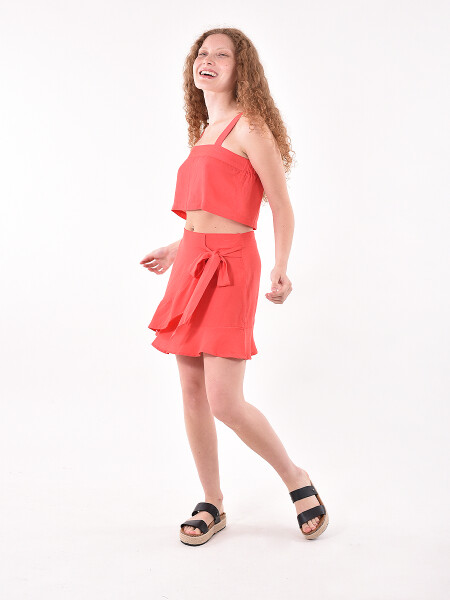 FALDA MARISON ROJO