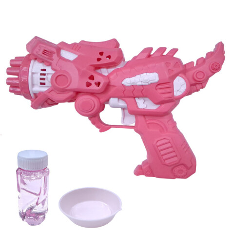 Pistola burbujero dino dos colores Pistola Burbujero Dino Dos Colores