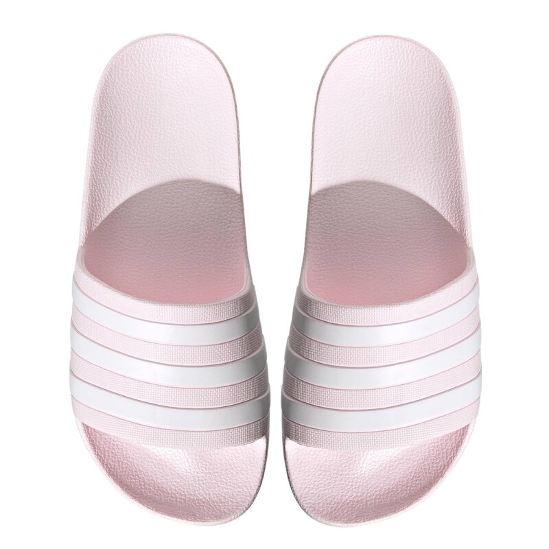 Adidas Slides Adilette Aqua Almost Pink/ftwr White/almost Pink Rosado-blanco