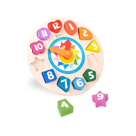 Reloj de encastre Classic World infantil en madera