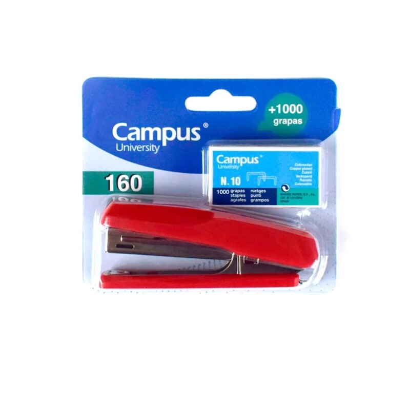 Abrochadora Plus Office Para Grapas N°10 Color Rojo Blister #ABROCHADORA PLUS OFFICE PARA GRAPAS N°10 COLOR ROJO BLISTER