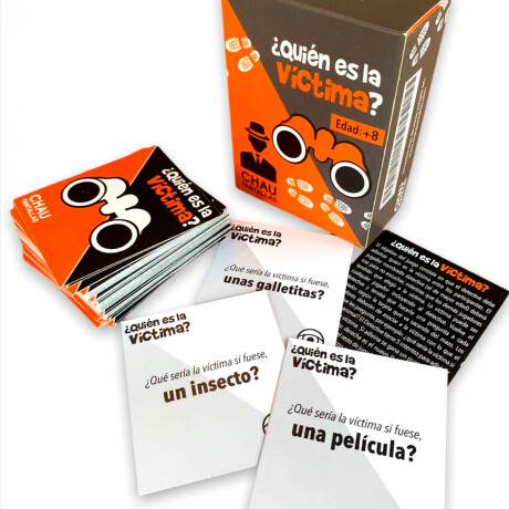 Juego Quien es la victima en caja Sc