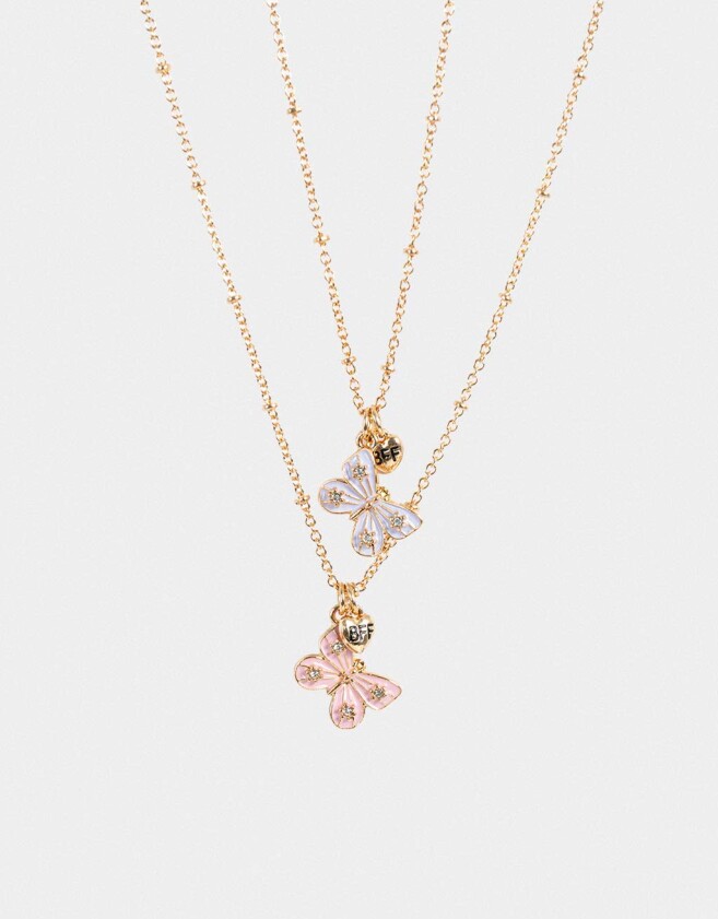 Collares Infantiles Para Compartir Collar Para Compartir - Plateado