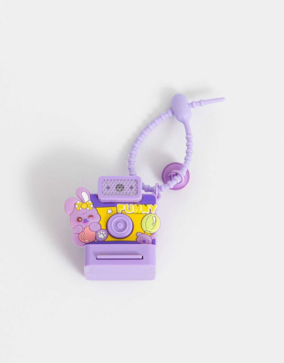 Llavero Lúdico - violeta lila 