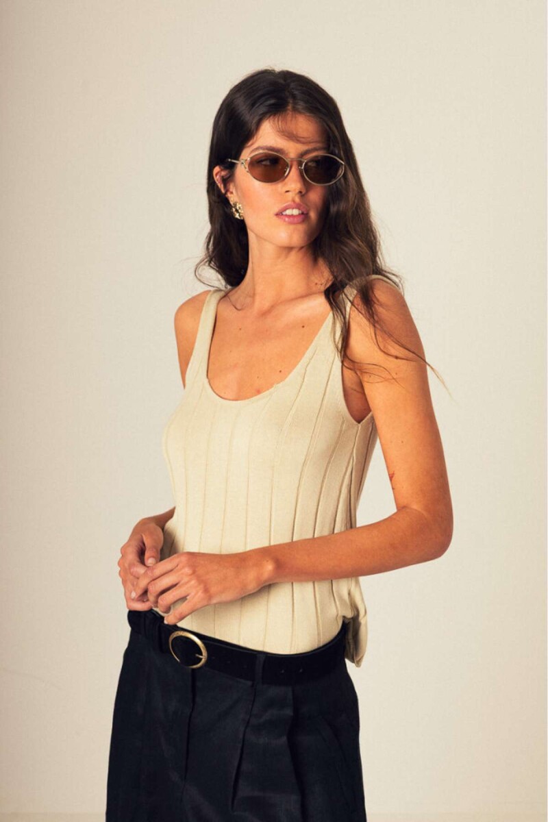 Musculosa Clare - Beige 