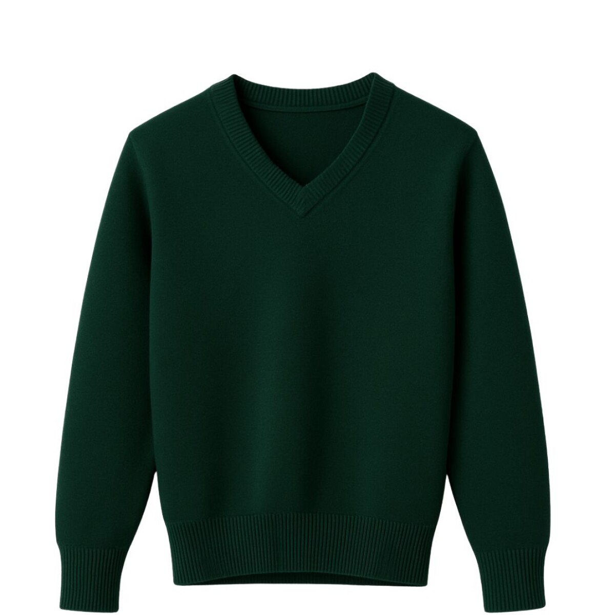 Sweater escote V Verde