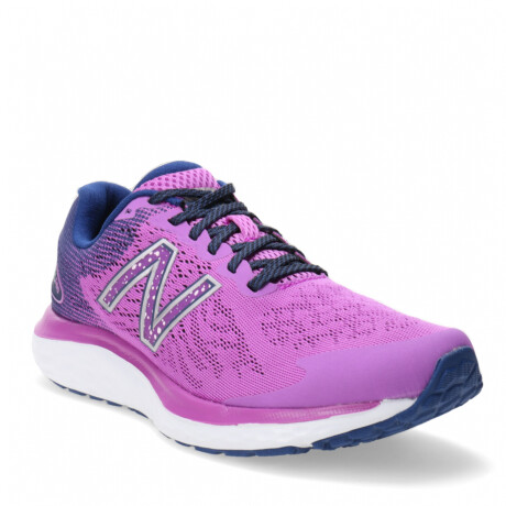 Championes de Mujer New Balance Fresh Foam 680 V7 Violeta - Azul Marino