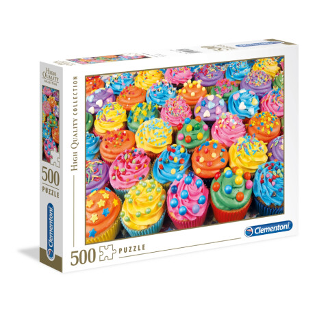 Puzzle Clementoni 500 Pzs Cupcake Colorido 001