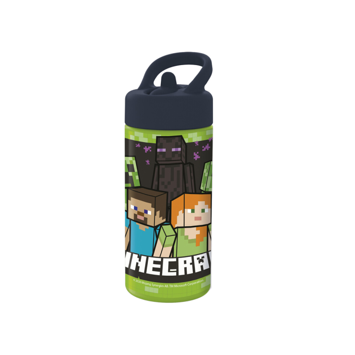 Botella Plástica Minecraft 410 ml 