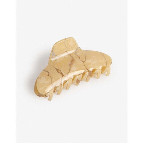 Broche Marbeled Amarillo Claro