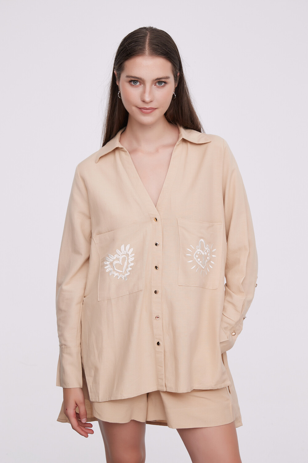 Camisa Clarisett Beige