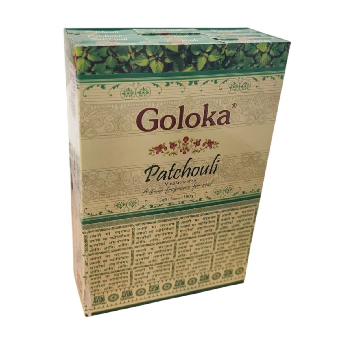 INCIENSO GOLOKA CAJA X12 - Patchouli Natural 
