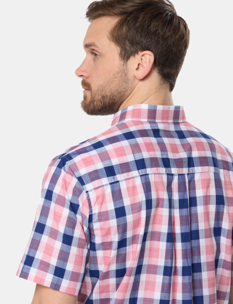 CAMISA A CUADROS Azul