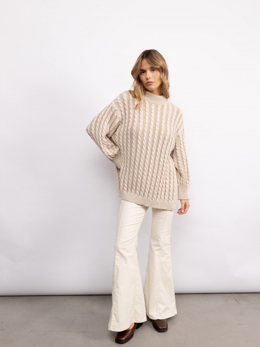Sweater Edith Long - Crudo 