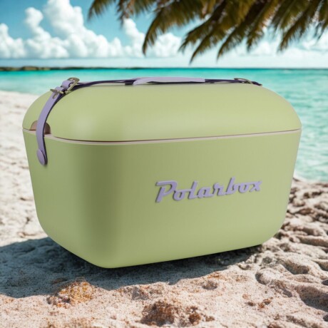 Conservadora Hielera Polarbox Vintage 20lt Con Asada Pop Lima Y Malva