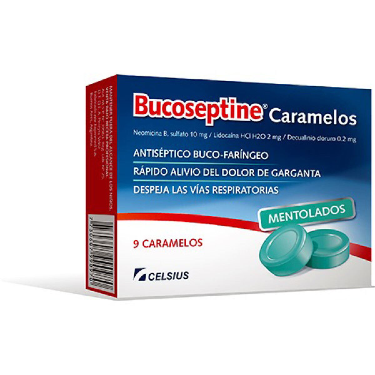 Bucoseptine Caramelos X 9 – Alivio Bucal Práctico