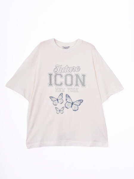 REMERA BOXARA OFF WHITE