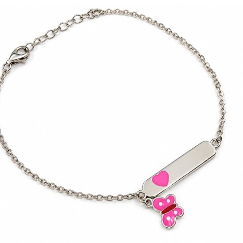 Pulsera con placa para grabar Pulsera con placa para grabar