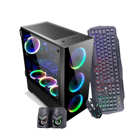PC Gamer Reacond. Intel i3-10ªGEN. RAM 16GB. Disco Sólido 240GB+D.Duro 500GB. Tarjeta Rx 550 4GB. Win11 PC Gamer Reacond. Intel i3-10ªGEN. RAM 16GB. Disco Sólido 240GB+D.Duro 500GB. Tarjeta Rx 550 4GB. Win11