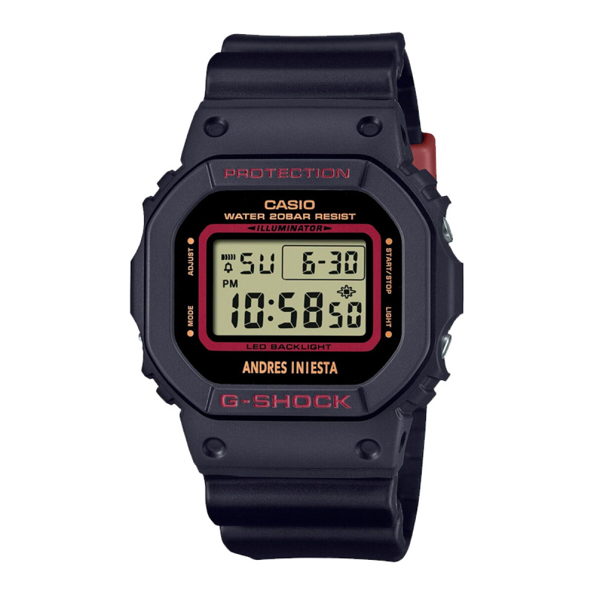 Reloj G-Shock Casio Edición Especial Andrés Iniesta DW-5600AI-1DR 