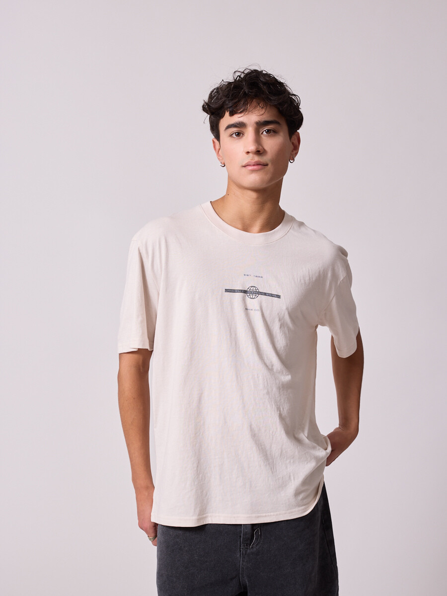T-SHIRT BRAVI DIXIE Beige