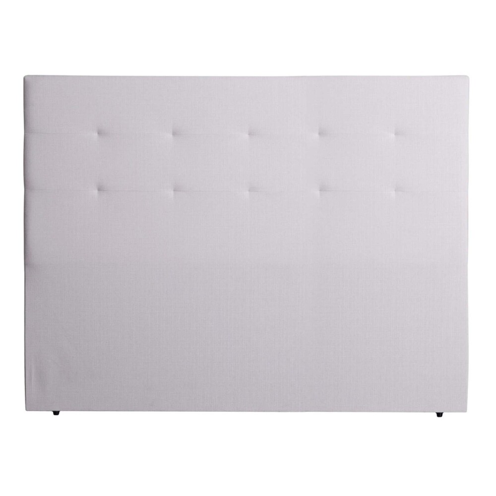 RESPALDO QUEEN TELA GRIS CLIO