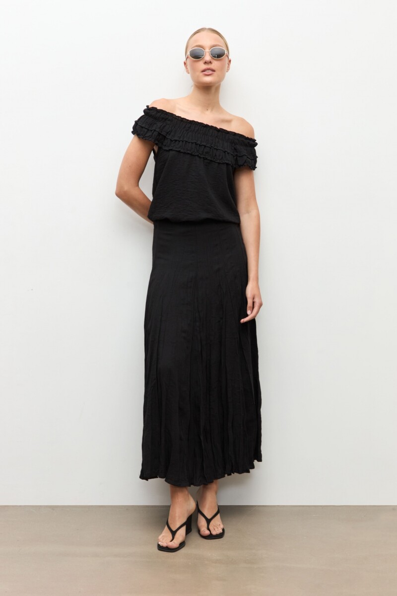 Blusa bardot - negro 