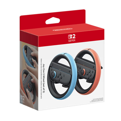 Nintendo Switch 2 Pack Volantes Joy-Con Original Azul y Rojo Nintendo Switch 2 Pack Volantes Joy-Con Original Azul y Rojo