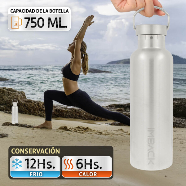 Botella Termica Agua Termo 750ml Acero Inoxidable Doble Capa Botella Termica Agua Termo 750ml Acero Inoxidable Doble Capa