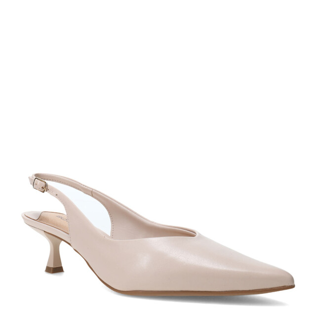 Zapatos de Mujer Bottero En Punta Con Tira Trasera Beige